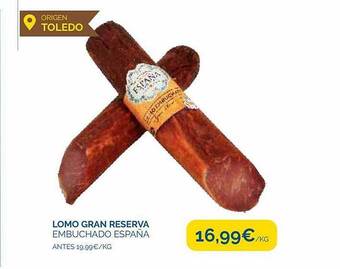 Supermercados La Despensa Lomo gran reserva embuchado españa oferta