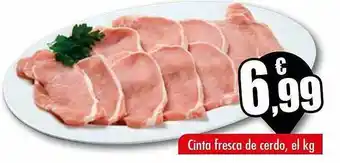 Unide Supermercados Cinta fresca de cerdo el kg oferta