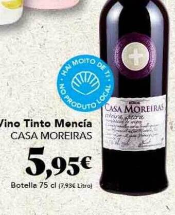 Gadis Vino tinto mencia casa moreiras oferta
