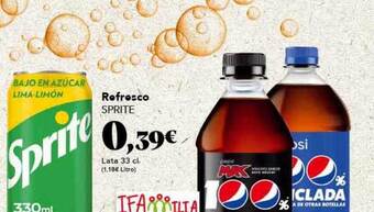 Gadis Refresco sprite oferta