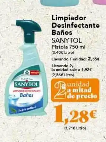 Gadis Limpiador desinfecante baños sanytol oferta