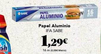 Gadis Papel aluminio ifa sabe oferta
