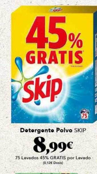 Gadis Detergente polvo skip oferta