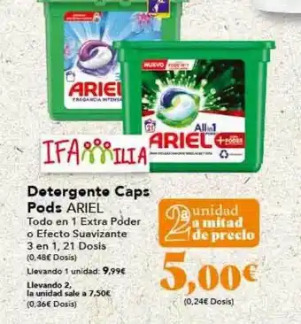 Gadis Detergente caps pods ariel oferta