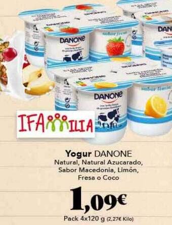 Gadis Yogur danone oferta