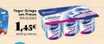 Gadis Yogur griego con fresas ifa eliges oferta