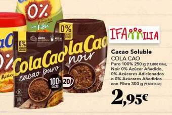 Gadis Cacao soluble cola cao oferta