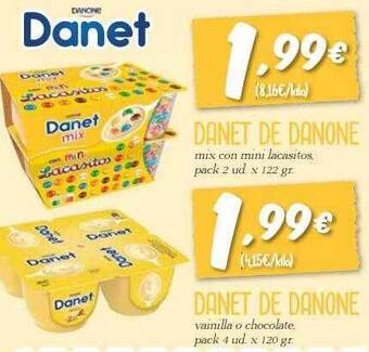 Supermercados Lupa Danet de danone oferta
