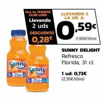 Supermercados Lupa Sunny delight refresco florida oferta