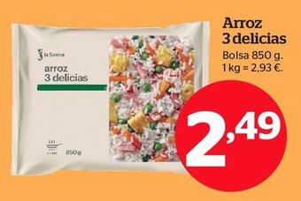 La Sirena Arroz tres delicias oferta