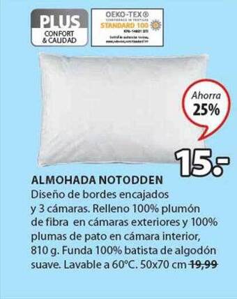 JYSK Almohada notodden oferta