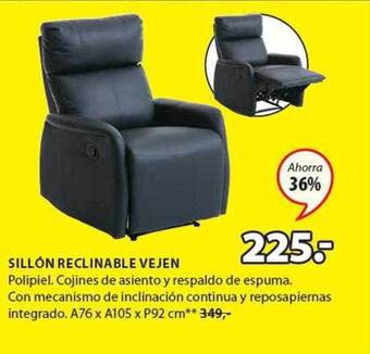 JYSK Sillón reclinable vejen oferta