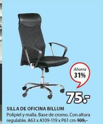 JYSK Silla de oficina billum oferta