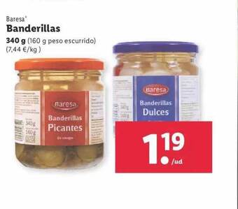 Lidl Baresa banderillas oferta