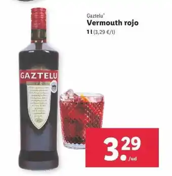 Lidl Gaztelu vermouth rojo oferta