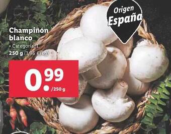 Lidl Champiñón blanco oferta