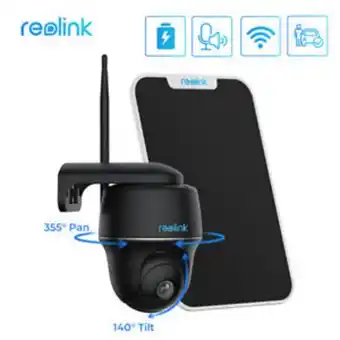 eBay Reolink 2k cámara vigilancia wifi exterior argus pt-4mp + panel solar (blanco) oferta