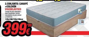 Rapimueble Colchón viscoelástico oferta