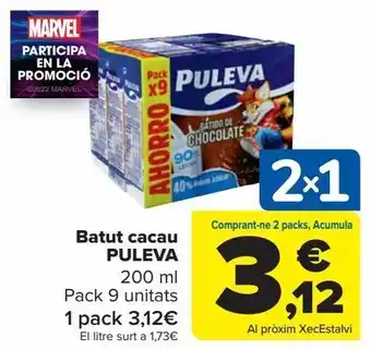 Carrefour Batut cacau puleva oferta