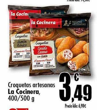 Unide Supermercados Croquetas artesanas la cocinera oferta