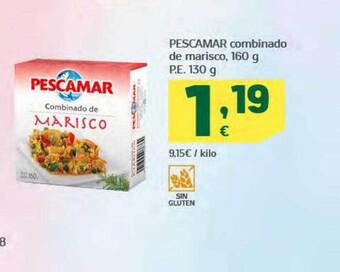 HiperDino Pescamar combinado de marisco oferta