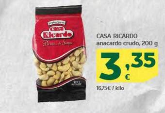HiperDino Casa ricardo anacardo crudo oferta