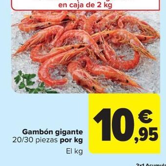 Carrefour Gambón gigante oferta