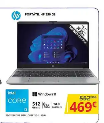 Dynos Informática Hp portátil hp 250 g8 oferta