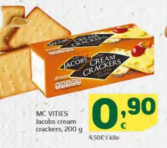 HiperDino Mc vities jacobs cream crackers oferta