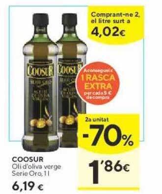 Caprabo Coosur oli d'oliva verge serie oro oferta