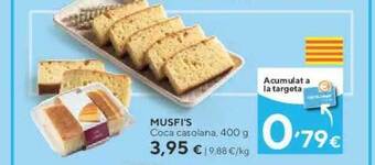 Caprabo Musfi's coca casolana oferta