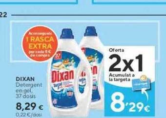 Caprabo Dixan detergent en gel oferta