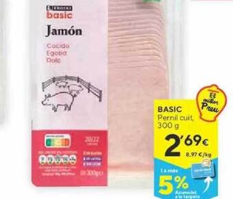 Caprabo Basic pernil cuit oferta