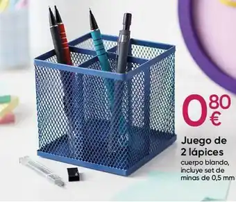 Pepco Juego de 2 lápices oferta