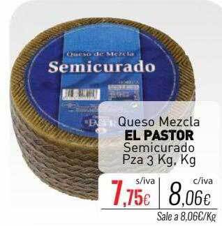 Cuevas Cash Queso mezcla el pastor semicurado oferta