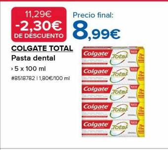 Costco Colgate total pasta dental oferta