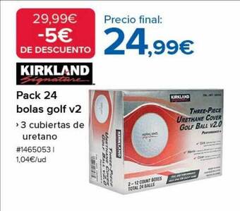 Costco Kirkland pack 24 bolas golf v2 oferta