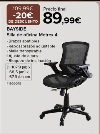 Costco Bayside silla de oficina metrex 4 oferta