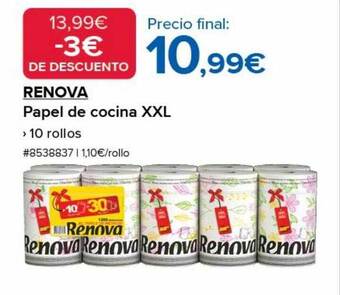 Costco Renova papel de cocina xxl oferta