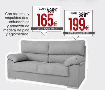 Atrapamuebles Sofa 2 plazas 140 cm sofa 3 plazas 180 cm oferta