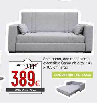 Atrapamuebles Sofa cama 170 cm oferta