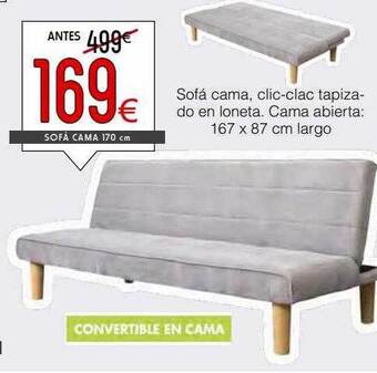Atrapamuebles Sofá cama 170 cm oferta
