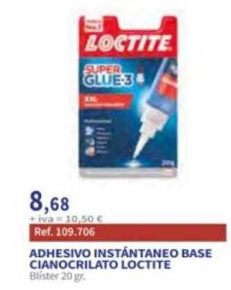 Coferdroza Adhesivo instántaneo base cianocrilato loctite oferta