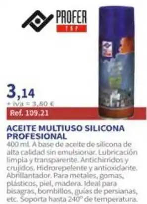 Coferdroza Aceite multiuso silicona profesional profer oferta