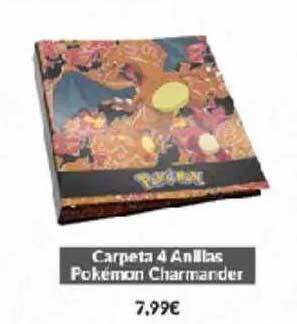 Game Carpeta 4 anillas pokémon charmander oferta