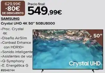 Costco Samsung crystal uhd 50 oferta