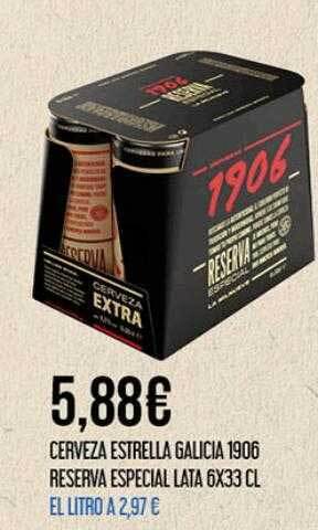 Claudio Cerveza estrella galicia 1906 reserva especial oferta