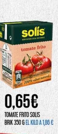 Claudio Tomate frito solis brik oferta