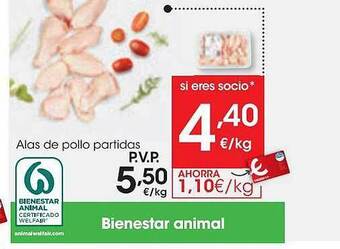 Eroski Alas de pollo partidas oferta