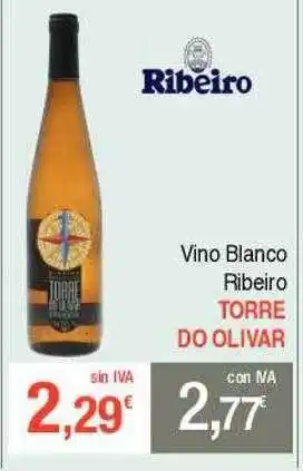 Masymas Vino blanco ribeiro torre do olivar oferta